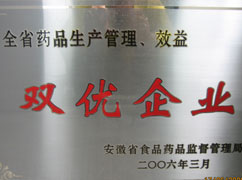 生產(chǎn)管理、效益雙優(yōu)企業(yè)